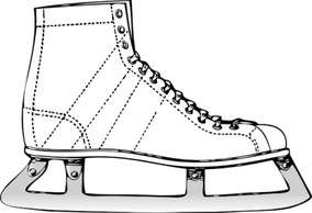 Ice Skate clip art Preview