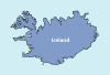 Iceland Vector Map 