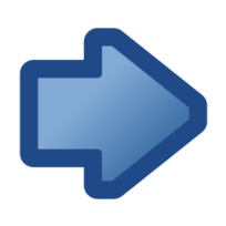 Icon Arrow Right Blue