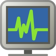 Icon Monitoring clip art Preview