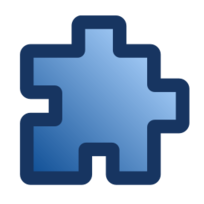 Icons - Icon Puzzle Blue 