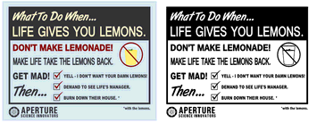 'If life gives you lemons' Vector