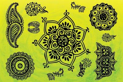 Indian Ornaments Vector Preview