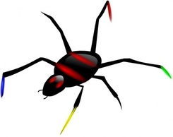 Animals - Insect Spider clip art 