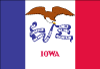 Iowa Vector Flag Preview