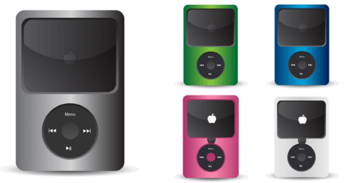 IPod Vector Icons Preview