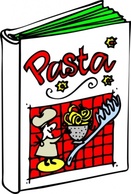 Italian Cooking Book clip art