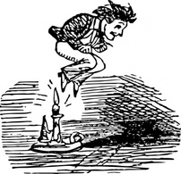 Human - Jack Be Nimble clip art 