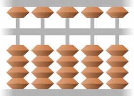 Japanese Abacus clip art