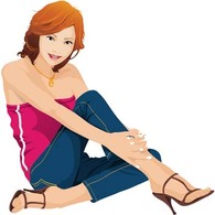 Human - Jeans Girl Vector 27 