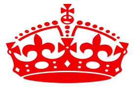 Objects - Jubilee crown red 