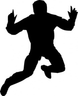 Sports - Jumping High clip art 