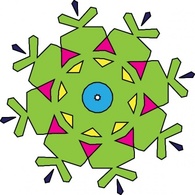 Kaleidoscope clip art Preview