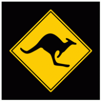 Sign - Kangaroo Australian 