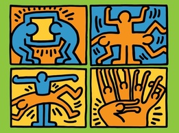 Keith Haring Vector