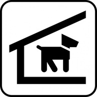 Kennel Dogs clip art Preview