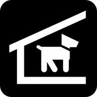 Kennel Dogs clip art Preview