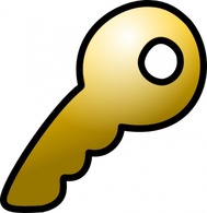 Key Icon clip art