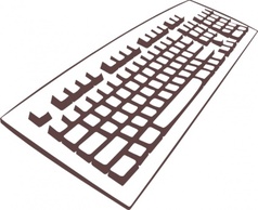 Keyboard clip art Preview