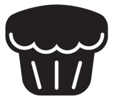 Icons - Kitchen Icon - Muffin 