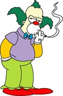 Cartoon - Krusty The Clown 1 