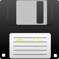 Technology - Kuba Floppy Disk clip art 