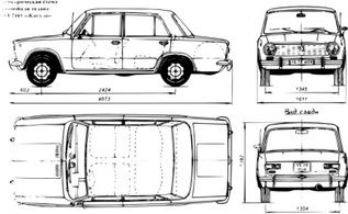 Lada Car clip art Preview