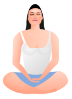 Human - Lady in Meditation 