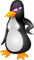 Human - Lady Tux clip art 