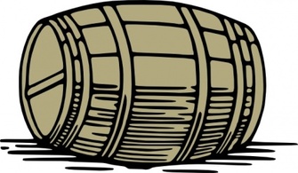 Miscellaneous - Large Barrel clip art 