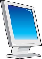 Technology - LCD Monitor Vector 1 