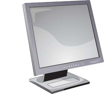 LCD Monitor Vector 5