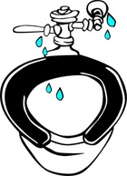 Leaking Toilet clip art Preview