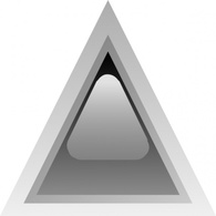 Led Triangular 1 (black) clip art