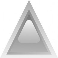 Elements - Led Triangular 1 (grey) clip art 