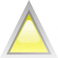 Elements - Led Triangular 1 (yellow) clip art 