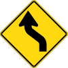 Left Reverse Curve