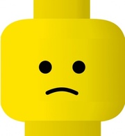 Objects - Lego Smiley Sad clip art 
