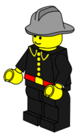 Human - LEGO Town -- fireman 