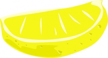 Lemon Wedge clip art Preview