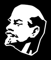 Human - Lenin Silhouette clip art 