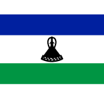 Lesotho Vector Flag Preview