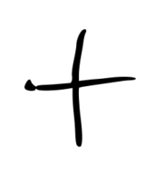 Letter T or a Plus (addition sign) 