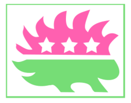 Libertarian Porcupine Transparent Background Border Preview