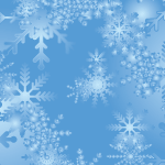 Light Blue Christmas Background 