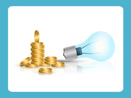 Business - Light Bulb and Coins 