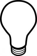 Objects - Lightbulb clip art 