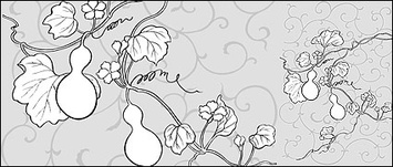 Flowers & Trees - Line drawing of flowers -22 