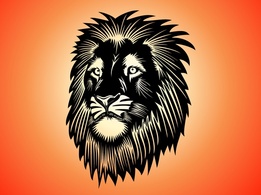 Animals - Lion Head Graphics 