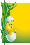 Animals - Little Chicken vector 12 